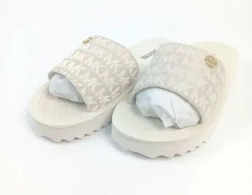 새상품 마이클 코스 여성용 샌들 23cm 오트밀 경량, 하자있는 상품