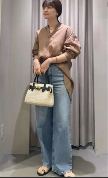 어퍼 하이츠 THE NIECE 스트레이트 데님 팬츠 새상품급 23