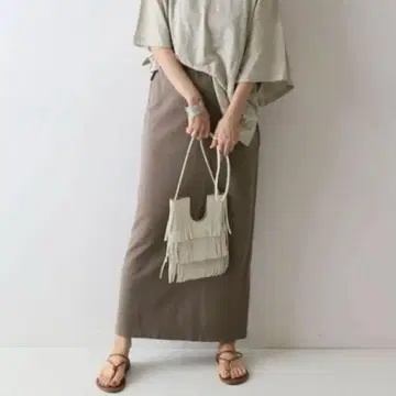 프레임워크 미니 쭈리 롱 스커트
