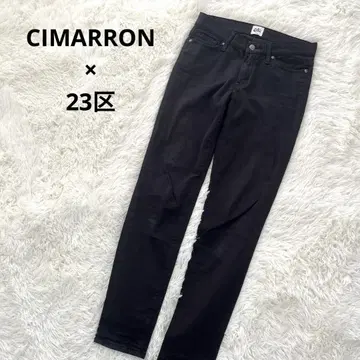 23구 별주 시마론 CIMARRON 스키니 팬츠 스트레치 있음 블랙