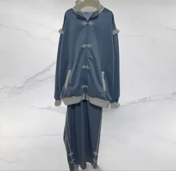 새상품 시나모롤 차이나 지뢰 라이트 블루 천사 서브컬처 셋업