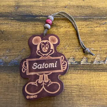 디즈니 월드 미키 이름 각인 네임택 사토미 Satomi