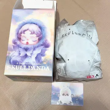 스컬 팬더 SKULLPANDA 봉제 인형 mist
