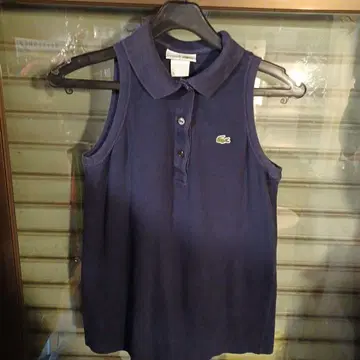 CHEMISE LACOSTE/쉬미즈 라코스테 슬리브리스 폴로 셔츠