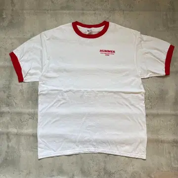 00s 험멜 링거 넥 티셔츠