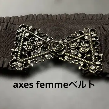 엑시즈팜 엘레강트 리본 디자인 벨트