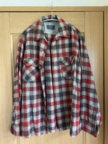 Pendleton 체크 무늬 플란넬 셔츠 M 사이즈