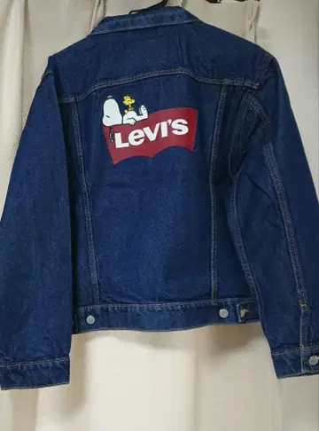 Levi's 스누피 자수 데님 자켓