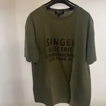 bowrry blue makers 티셔츠 (구제 의류)