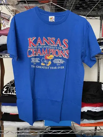Kansas University Champions 티셔츠