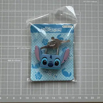 릴로 & 스티치 키 락 자물쇠 열쇠 키홀더 Disney store