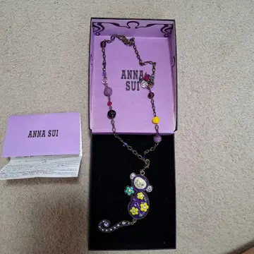 ANNA SUI 동물 모티브 목걸이 원숭이