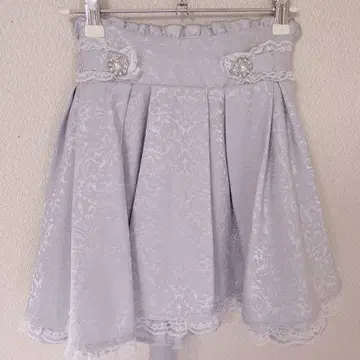 NOEMIE 노에미 꽃무늬 자카드 플레어 스커트