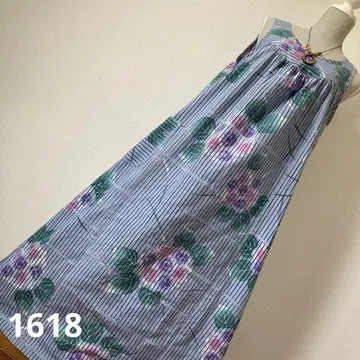 유카타 리메이크 원피스 1618 유카타 옷감 넉넉한 원피스 롱 기장