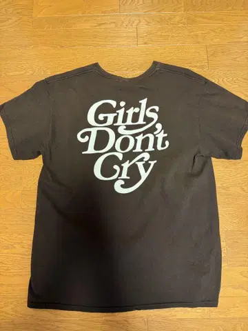 girls don't cry 티셔츠 한정 컬러 다크 브라운