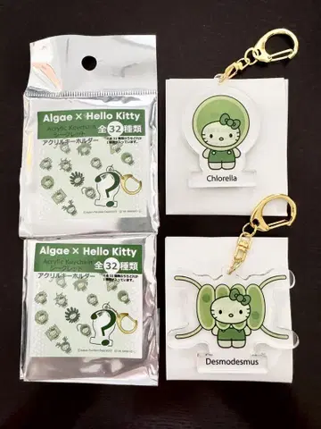 오사카 간사이 엑스포 한정판 일본관 모키티 아크릴 키링 2개 세트