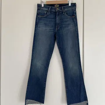 미사용 새상품 MOTHER INSIDER CROP STEP FRAY 26
