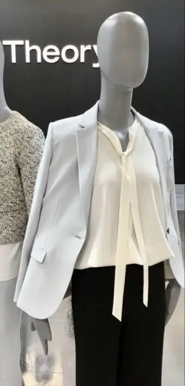 Theory SHALLOW GGT KIMLY 보타이 블라우스