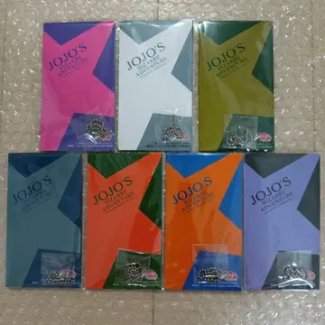 죠죠의 기묘한 모험 메탈 북 마커 7종 세트