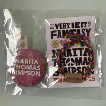 NARITA THOMAS SIMPSON 캔뱃지 & 리스트 밴드 세트