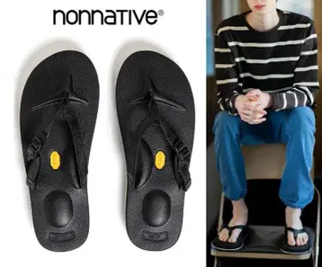nonnative MARINER SANDAL 28cm 블랙 샌들