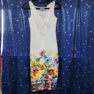 ASOS 슬리브리스 플라워 프린트 원피스