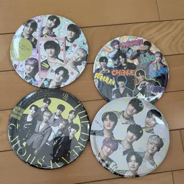 nct dream 도리쇼 2 일본 한정 캔뱃지 4개 세트
