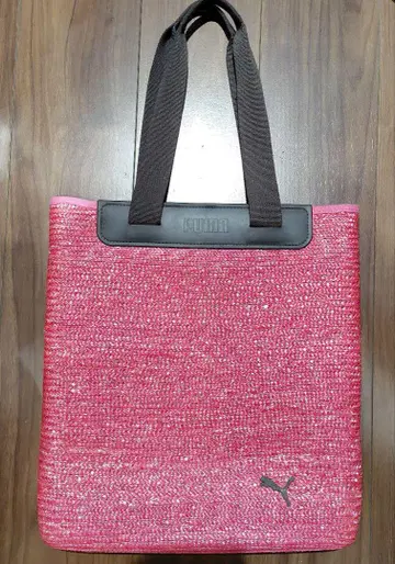 푸마 핑크 토트백 바스켓백