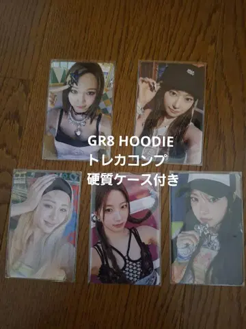 LE SSERAFIM GR8 HOODIE 부속물 트레이딩 카드 5장 세트