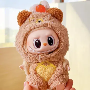 LABUBU 라부부 (17cm) 봉제 인형 코스튬 카피바라 흉내 의류