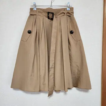 BLUE LABEL CRESTBRIDGE 플레어 스커트 36 벨트