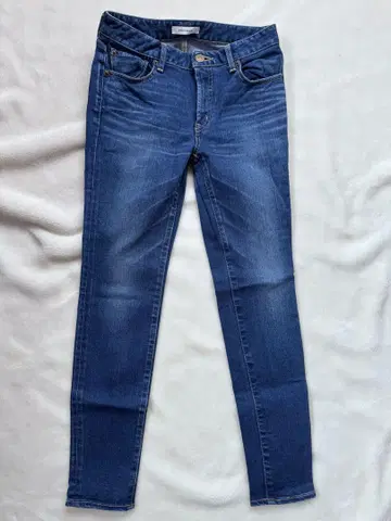 MOUSSY 스키니 데님 다크 블루