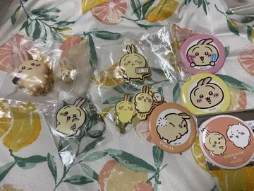 치이카와 토끼 캔뱃지 아크릴 키링 묶음 판매