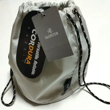 미사용 GLOSTER 코듀라 립 복조리 파우치 드로우 스트링 노리즈