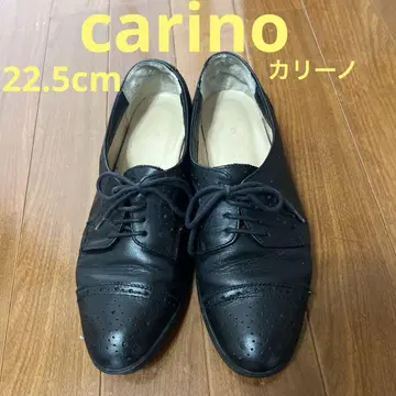 인기 카리노 가죽 신발 carino 심플 데크 슈즈 22.5cm 로퍼