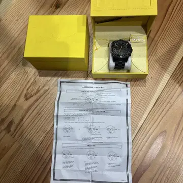 스타 워즈. 다스 베이더 모델 INVICTA 크로노그래프 블랙 손목시계