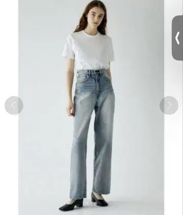 moussy HW 손상된 느슨한 스트레이트 24