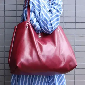 숄더 토트백 부드러운 경량 대용량 천연 가죽 남녀 공용 6251