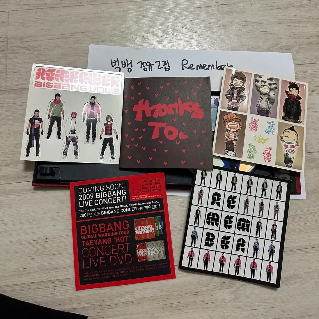 BIGBANG | 빅뱅 Big Bang 2nd Album Remember First Edition on