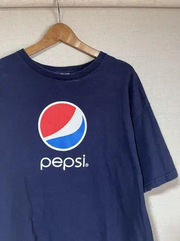 구제 의류 프린트 T PEPSI 기업 로고 유니섹스 펩시 스트릿
