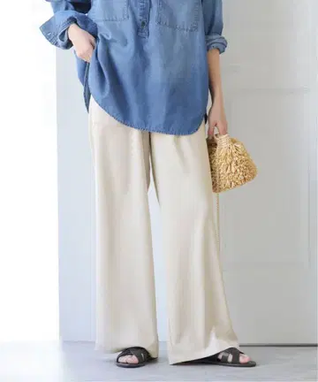 JOURNAL STANDARD relume 새틴 베이커 팬츠 베이지