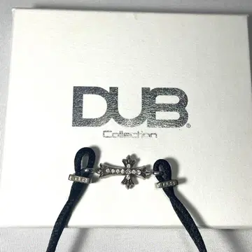 DUB 더블 실버 크로스 목걸이 팔찌