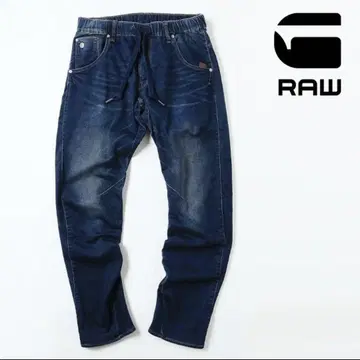 지스타로우 G-Star RAW 맨투맨 데님 팬츠 허리밴딩