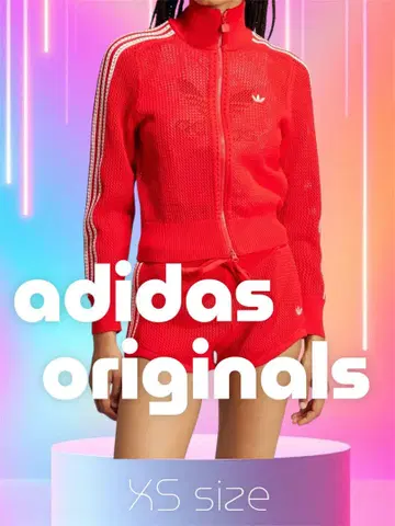 새상품 정가 이하! 한국 adidas 크로셰 트랙 탑 후드티 저지