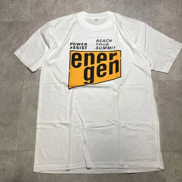 90s 에네르겐 티셔츠 데드스탁 로고 기업계 L