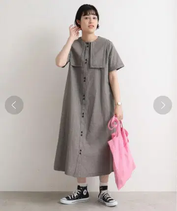 [새상품급] 뷔르데사봉 프렌치 린넨 세일러 카라 원피스 하운드투스