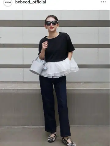 BeBeoD 오간디 프릴 디자인 톱