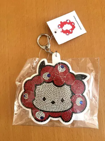 오사카 간사이 만박 산리오 akuaku 반짝반짝 가죽 키링 포차코