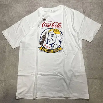 90s 코카콜라 티셔츠 싱글 소매 F 데드스탁
