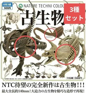 네이처 테크니컬러 고생물 티라노사우루스 트리케라톱스 후타바사우루스